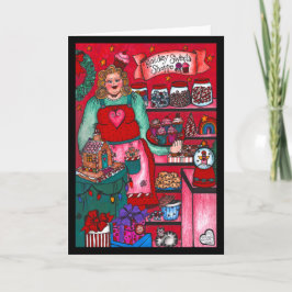 Süßigkeiten-Einkaufskarte Karte