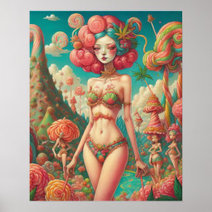 Süßigkeiten-Fantasie  Poster
