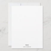 Süßigkeiten Feiertagskarte (Rückseite)