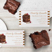 Süßigkeiten für Bäckereien Visitenkarte