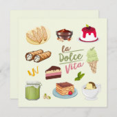 Süßigkeiten für italienische Desserts (Vorne/Hinten)