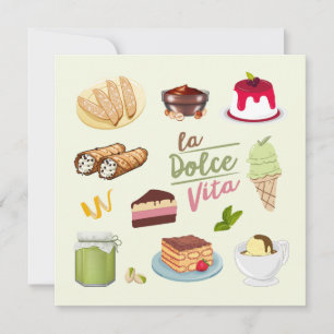 Süßigkeiten für italienische Desserts