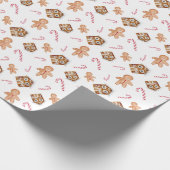 Süßigkeiten für Lebkuchen Geschenkpapier (Ecke)