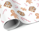 Süßigkeiten für Lebkuchen Geschenkpapier (Rolleneckpunkt)