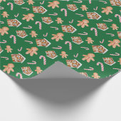 Süßigkeiten für Lebkuchen Geschenkpapier (Ecke)