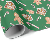 Süßigkeiten für Lebkuchen Geschenkpapier (Rolleneckpunkt)