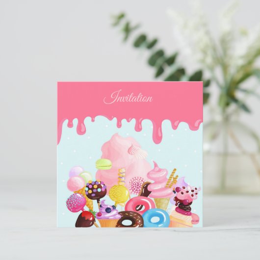 Süßigkeiten für Veranstaltungen Save The Date (Stehend Vorderseite)