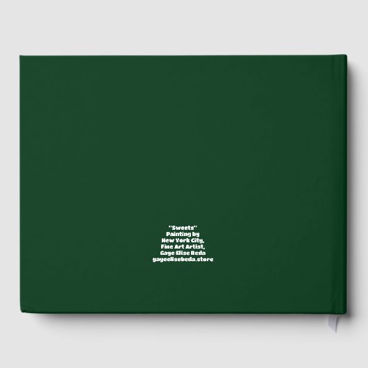 Süßigkeiten Gästebuch (Rückseite)