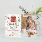 Süßigkeiten Geburtstags-Foto Einladung (Stehend Vorderseite)