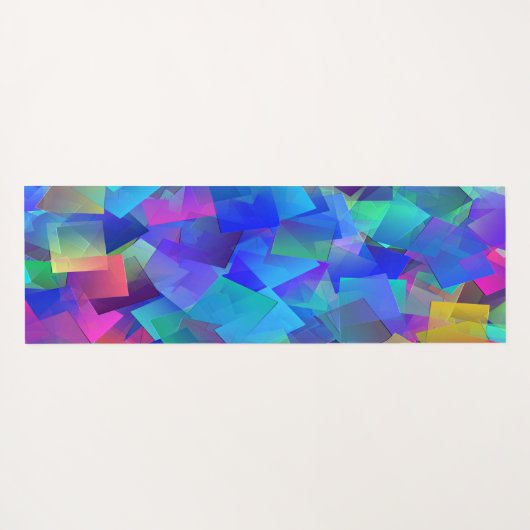 Süßigkeiten gefroren.. yogamatte (Rückseite (Horizontal))