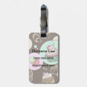 Süßigkeiten Gepäckanhänger (Rückseite vertikal)