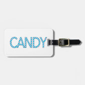 Süßigkeiten Gepäckanhänger (Vorderseite horizontal)