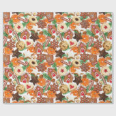 Süßigkeiten Geschenkpapier (Flach)