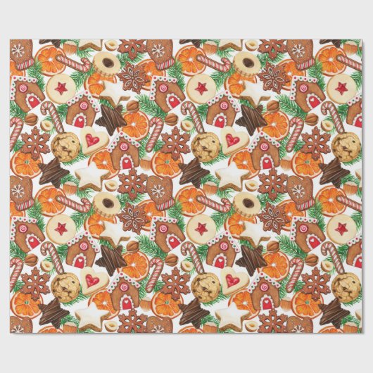 Süßigkeiten Geschenkpapier (Flach)