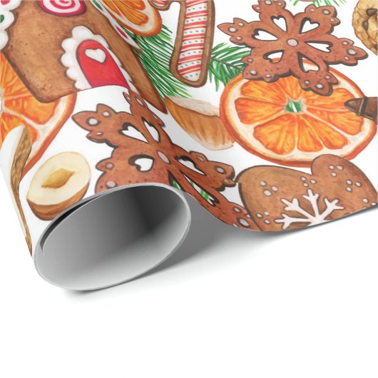 Süßigkeiten Geschenkpapier (Rolleneckpunkt)