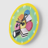 Süßigkeiten. Große Wanduhr (Winkel)