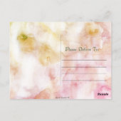 Süßigkeiten Happy Birthday Cupcakes| Postkarte (Rückseite)