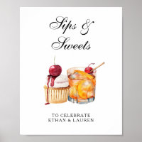 Süßigkeiten Hochzeit Cocktail & Cupcake