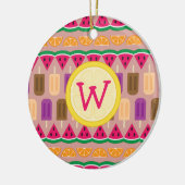 Süßigkeiten im Sommer Keramikornament (Links)