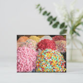 Süßigkeiten in Bazaar - Damaskus, Syrien Postkarte (Stehend Vorderseite)