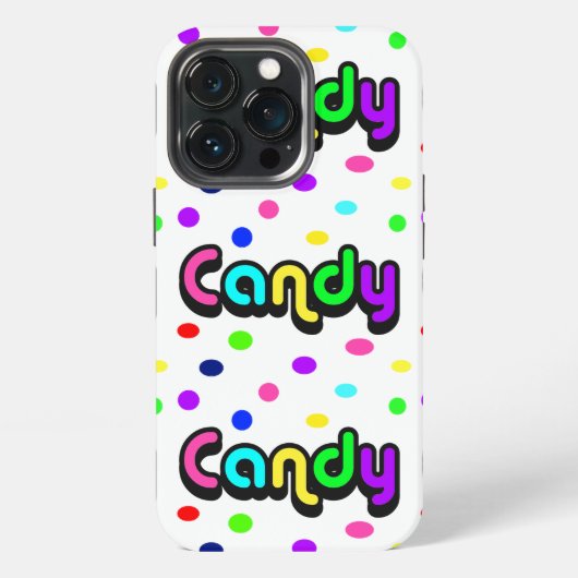 Süßigkeiten iPhone Hülle (Hinten)