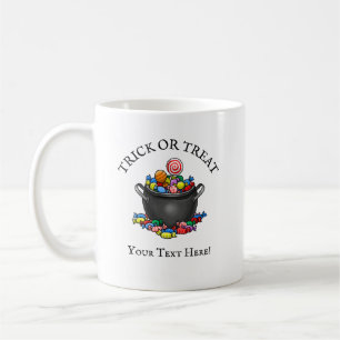 Süßigkeiten-Kessel für Halloween Kaffeetasse