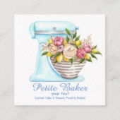 Süßigkeiten Konditorei Gebäck Gebäck Quadratische Visitenkarte (Vorderseite)