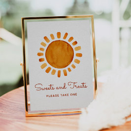 Süßigkeiten & Leckereien Aquarell Sunshine Baby Du Poster