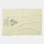 Süßigkeiten & Leckereien Bäckerei - Personalisiert Geschirrtuch (Horizontal)