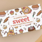 Süßigkeiten Leckereien Cupcakes Kinder Kontakt Pla Telefonnummerkarte