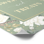 Süßigkeiten & Leckereien Sage Green Chinoiserie Br Poster (Ecke)