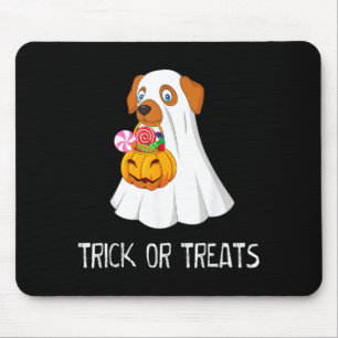 Süßigkeiten Lustiger Geist Hund Niedlich Halloween Mousepad