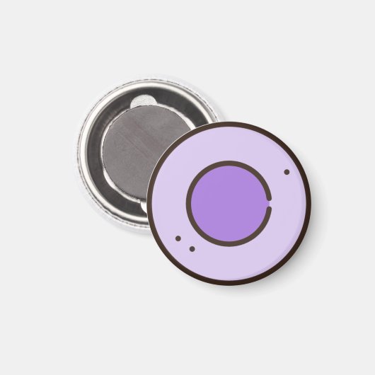 Süßigkeiten Magnet (Vorderseite/Rückseite)