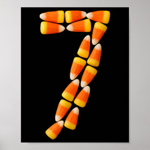 Süßigkeiten Mais 7 Halloween 67 Lustig Humor  Poster
