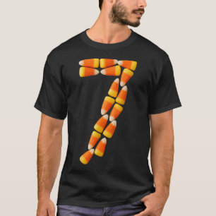 Süßigkeiten Mais 7 Halloween 67 Lustig Humor T-Shirt