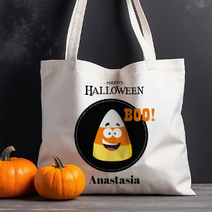 Süßigkeiten Mais Frohe Halloween Personalisiert Tragetasche