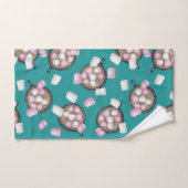 Süßigkeiten mit heißer Schokoladenküche und Scroll Badhandtuch Set (Handtuch)