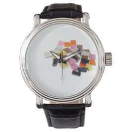 Süßigkeiten mit Kopierraum Armbanduhr