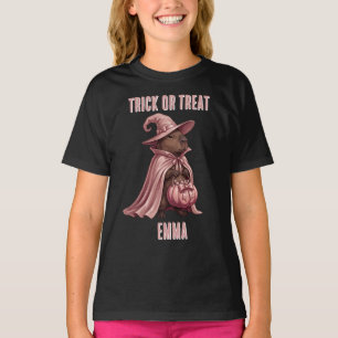 Süßigkeiten oder Saures Capybara Hexe T-Shirt