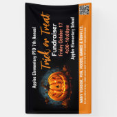 Süßigkeiten oder Saures Fundraiser PTO PTA Kirchen Banner (Vertikal)