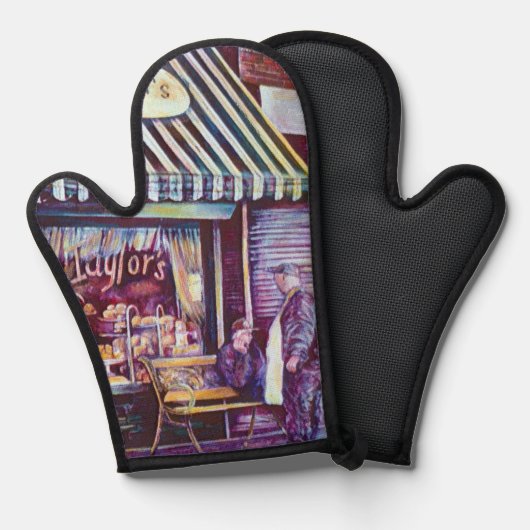 Süßigkeiten Ofenhandschuh (Vorderseite/Rückseite)