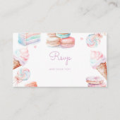 Süßigkeiten Pastell uAwg Begleitkarte (Vorderseite)