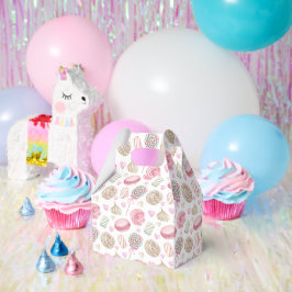 Süßigkeiten Pink-Aquarellmuster Geschenkschachtel