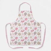 Süßigkeiten Pink-Aquarellmuster Schürze (Vorderseite)