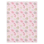 Süßigkeiten Pink-Aquarellmuster Tischdecke (Vorderseite)