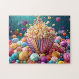 Süßigkeiten-Popcorn mit Knall-Effekt Puzzle