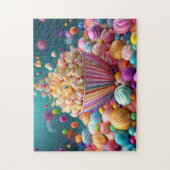 Süßigkeiten-Popcorn mit Knall-Effekt Puzzle (Vertikal)