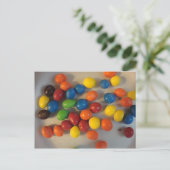 Süßigkeiten Postkarte (Stehend Vorderseite)