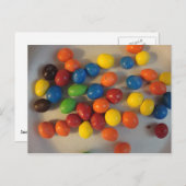 Süßigkeiten Postkarte (Vorne/Hinten)