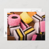Süßigkeiten Postkarte (Vorne/Hinten)